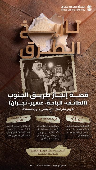 طريق الجنوب.. من مسارات جبلية صعبة إلى شريان حضاري يربط أربع مناطق