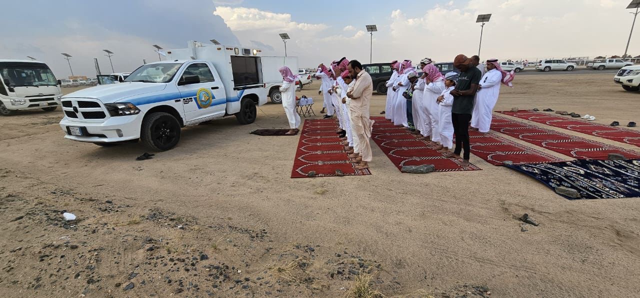 هيئة الأمر بالمعروف بالطائف تفعّل المصلى المتنقل بمهرجان ولي العهد للهجن