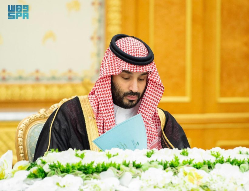 سمو ولي العهد يرأس جلسة مجلس الوزراء