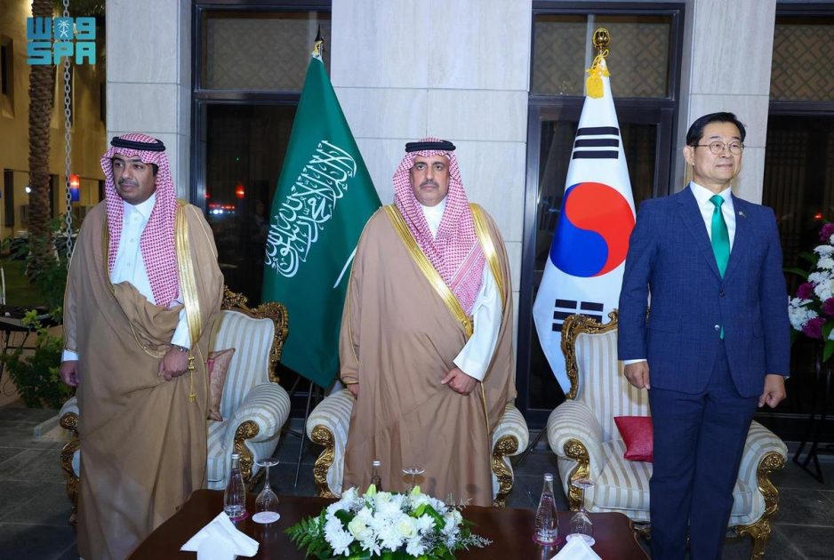 وكيل إمارة منطقة الرياض يحضر حفل سفارة جمهورية كوريا بمناسبة اليوم الوطني لبلادها