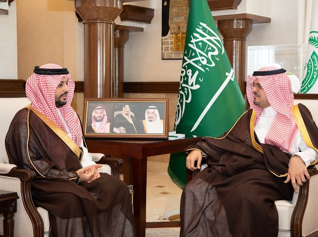 سمو نائب أمير مكة يستقبل مدير عام فرع وزارة الرياضة بالمنطقة