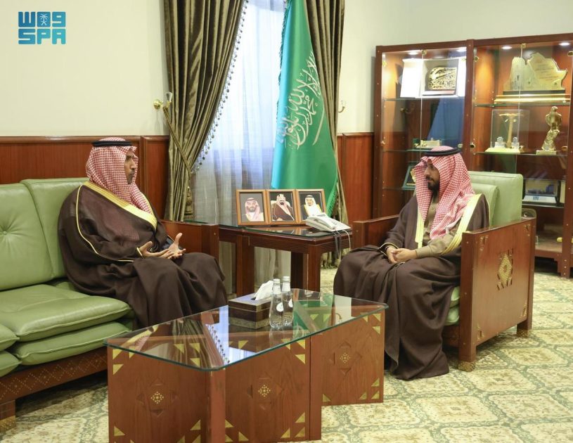 محافظ الخرج يستقبل رئيس جامعة الأمير سطام بن عبدالعزيز