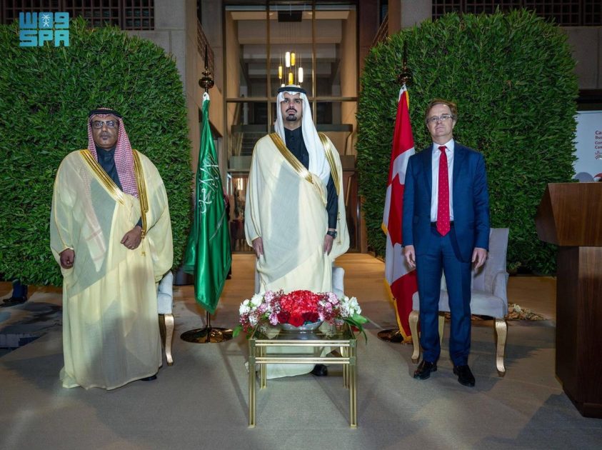 نيابة عن أمير منطقة الرياض.. أمين المنطقة يحضر حفل سفارة كندا لدى المملكة بمناسبة اليوم الوطني لبلادها