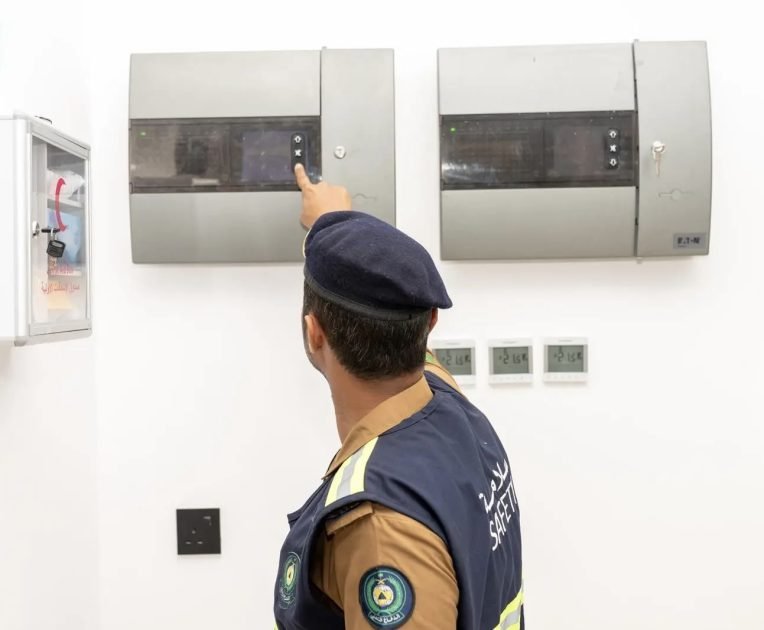 الدفاع المدني يكثف جولاته التفتيشية بالمدينة المنورة خلال شهر رمضان