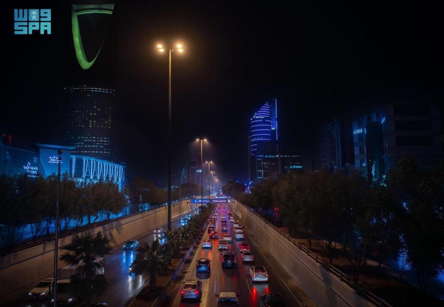 أمطار على مدينة الرياض