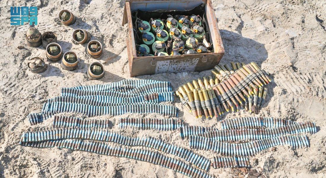 مركز الملك سلمان للإغاثة ينتزع 548 لغمًا عبر مشروع “مسام” في اليمن خلال أسبوع