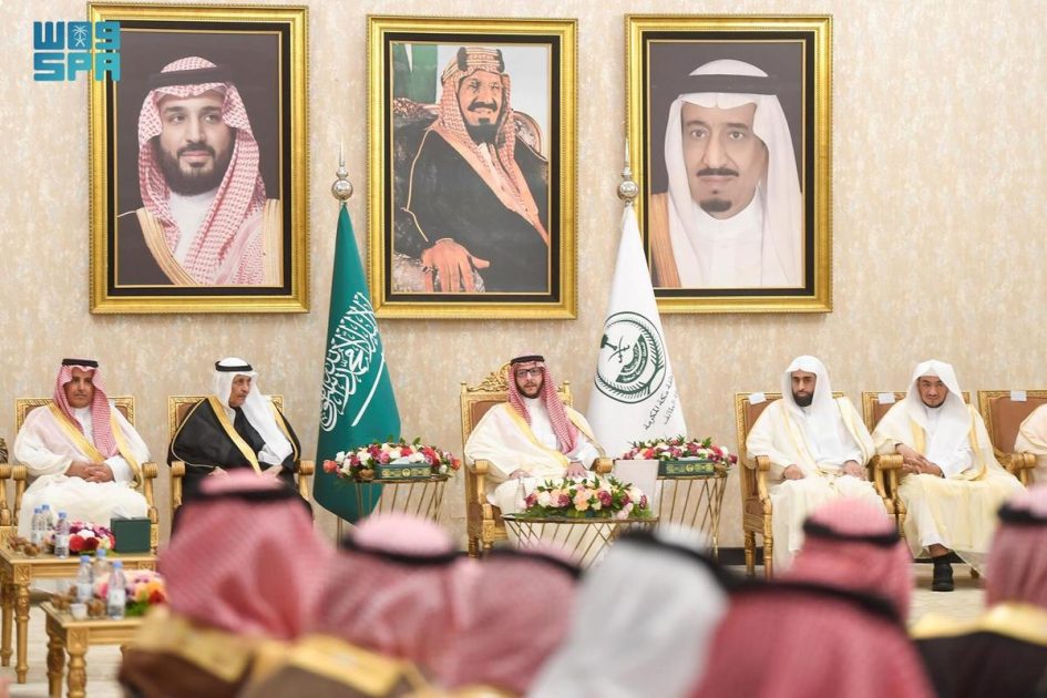 الأمير سعود بن نهار يستقبل المهنئين بعيد الفطر