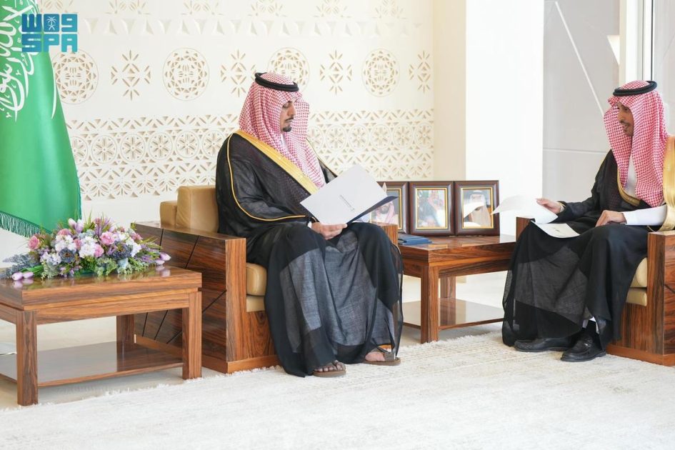 محافظ الدرعية يستقبل مدير مكتب “البيئة” ويطّلع على تقرير أعماله