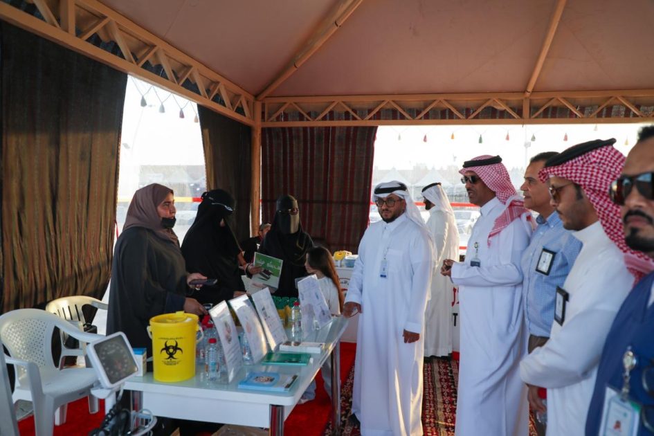 مستشفى النعيرية يشارك في فعاليات اليوم الخليجي للمدن الصحية