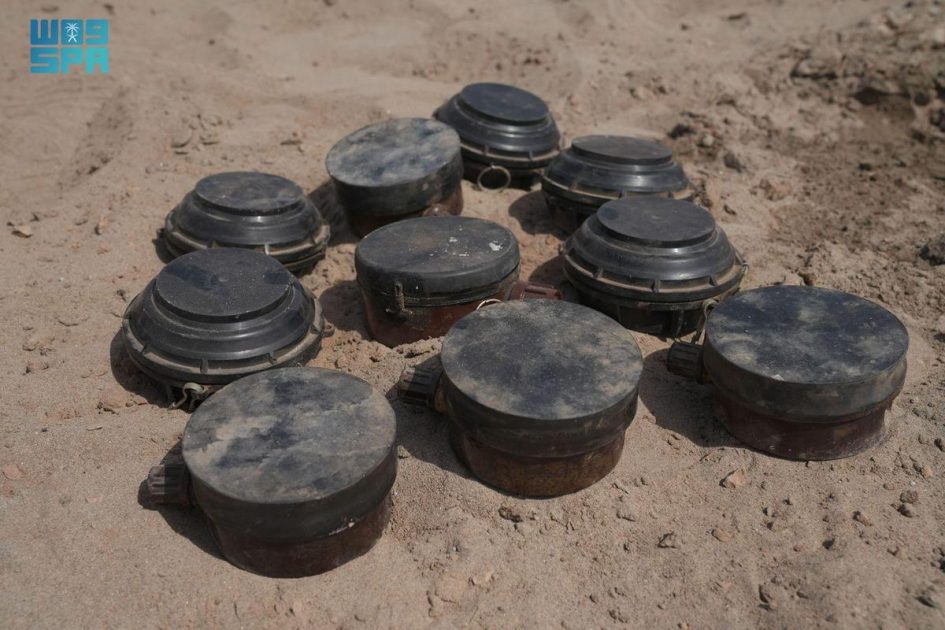 مركز الملك سلمان للإغاثة ينتزع 1.095 لغمًا عبر مشروع “مسام” في اليمن خلال أسبوع