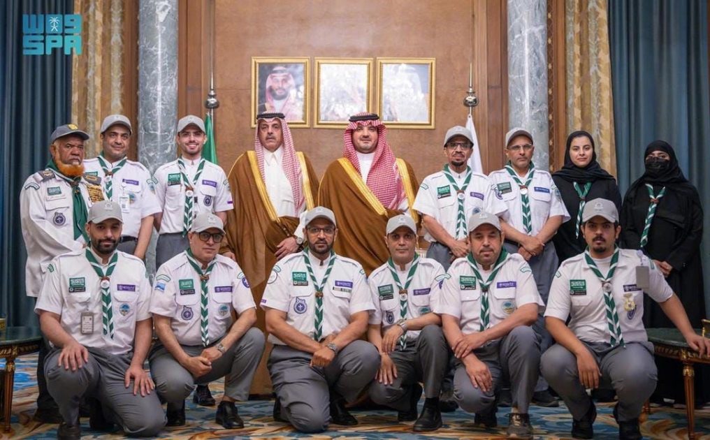 الأمير عبدالعزيز بن سعود يلتقي نائب رئيس جمعية الكشافة العربية السعودية