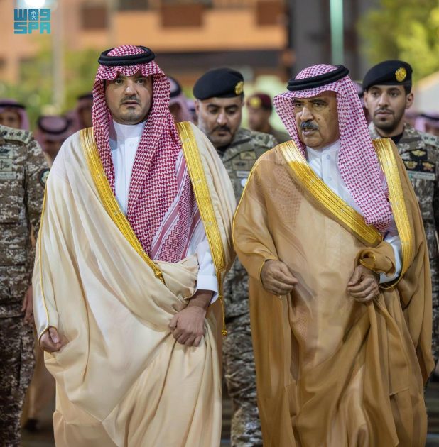 الأمير عبدالعزيز بن سعود يتفقد قوات الأمن الخاصة برئاسة أمن الدولة المشاركة ضمن قوات أمن الحج