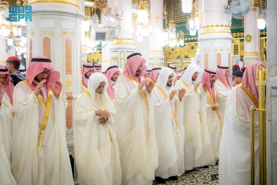 صلاة عيد الأضحى في المسجد النبوي