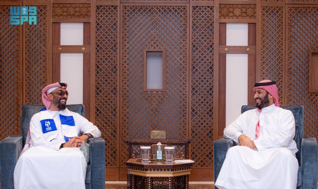 سمو ولي العهد يستقبل سمو نائب حاكم إمارة أبوظبي مستشار الأمن الوطني بدولة الإمارات العربية المتحدة