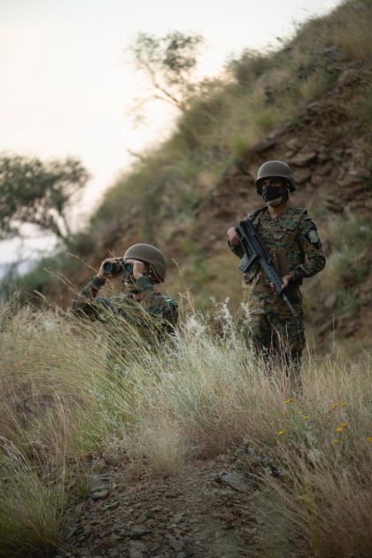 دوريات الأفواج الأمنية بمنطقة عسير تقبض على شخص لترويجه (12) كيلوجرامًا من نبات القات المخدر