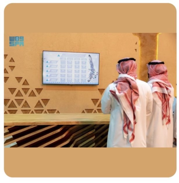شاشات إحصائية لمتابعة الصفقات والمبيعات تعزز شفافية المزاد الدولي لمزارع إنتاج الصقور 2025