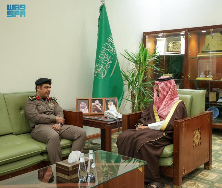 محافظ الخرج يستقبل مدير شرطة المحافظة