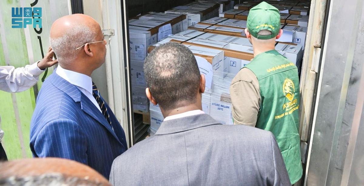 مركز الملك سلمان للإغاثة يدشن مشروع دعم وزارة الصحة في جيبوتي بالأدوية والمستلزمات الطبية
