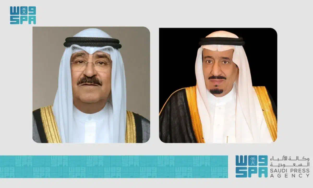 القيادة الكويتية تهنئ خادم الحرمين الشريفين بمناسبة اليوم الوطني الخامس والتسعين للمملكة