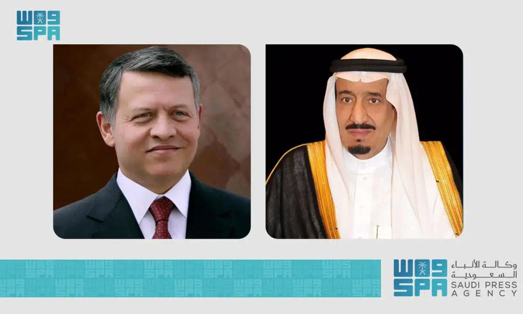 ملك الأردن يهنئ خادم الحرمين الشريفين بمناسبة اليوم الوطني الـ 95 للمملكة