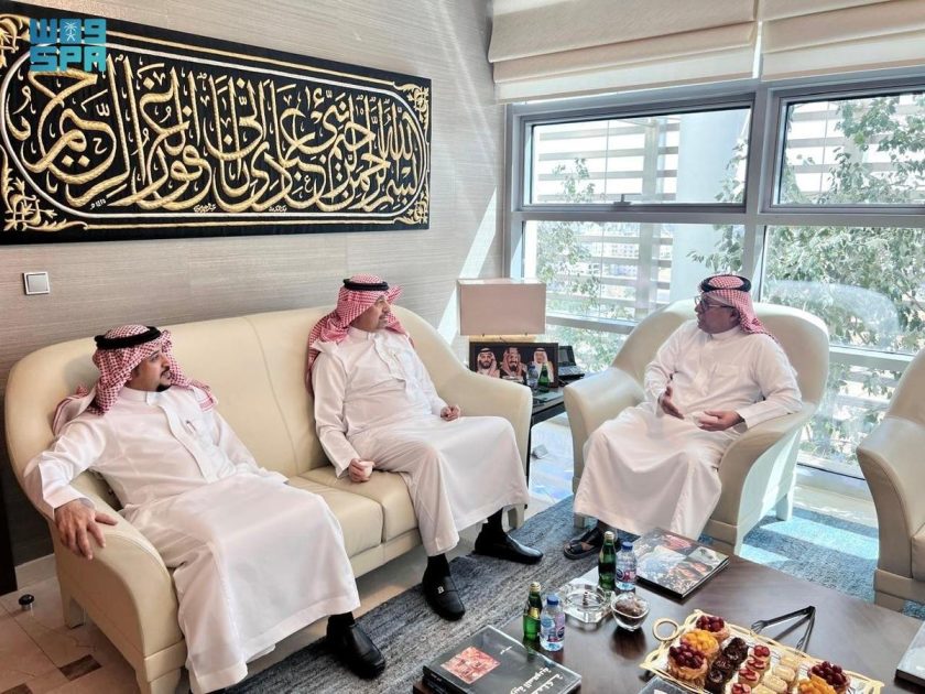 القائم بالأعمال بسفارة المملكة لدى الأردن يستقبل مساعد المشرف العام للتخطيط والتطوير بمركز الملك سلمان للإغاثة