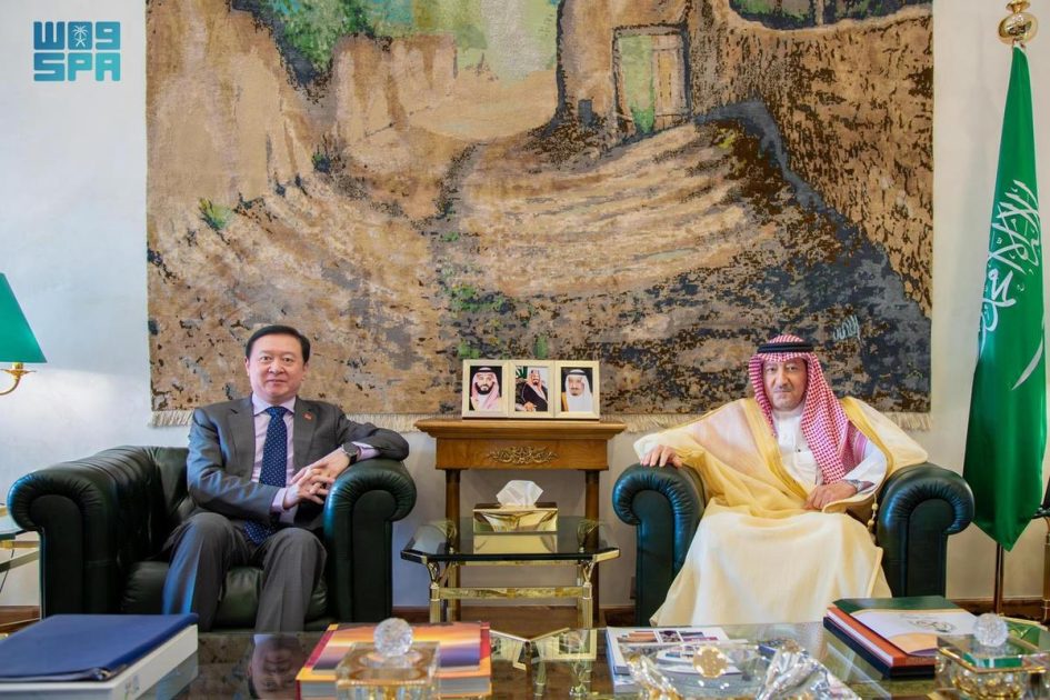 نائب وزير الخارجية يستقبل سفير جمهورية الصين الشعبية لدى المملكة