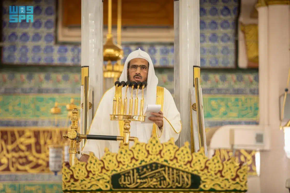خطبة الجمعة من المدينة المنورة