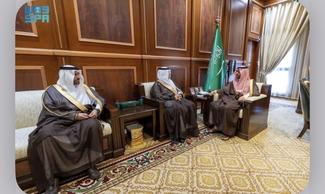 نائب أمير منطقة حائل يستقبل رئيس جامعة حائل المكلف