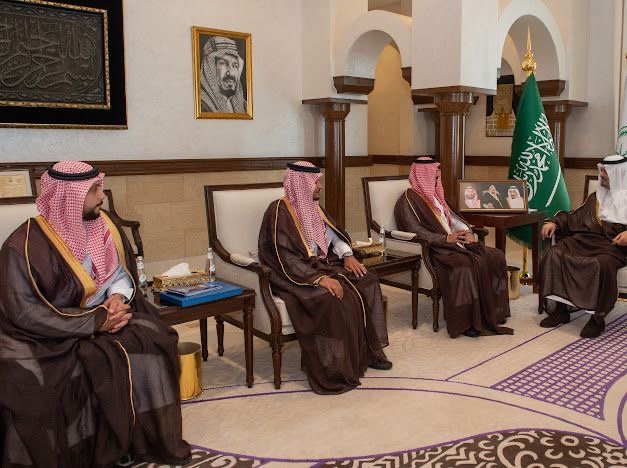 سمو نائب أمير منطقة مكة يستقبل مدير الإدارة العامة للقطاع الغربي للهيئةالسعودية للمدن الصناعية ومناطق التقنية (مدن)