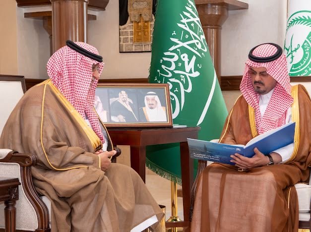 سمو نائب أمير منطقة مكة المكرمة يستقبل  نائب رئيس مجلس إدارة الجمعيات التعاونية