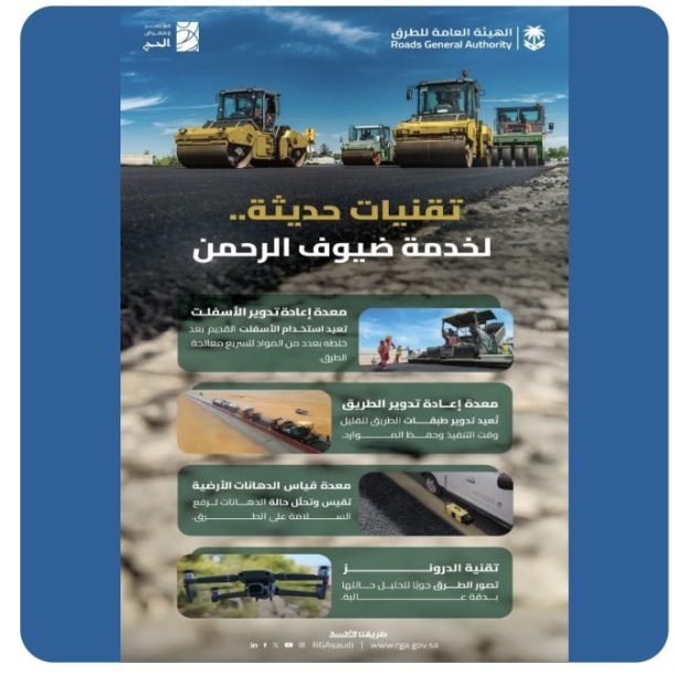 هيئة الطرق” تستعرض أسطول معدات المسح على هامش مؤتمر ومعرض الحج 2025