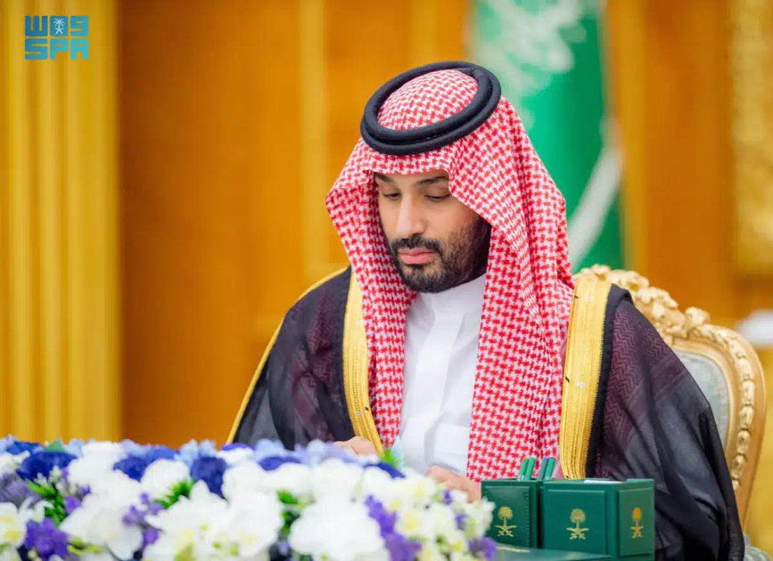 سمو ولي العهد يرأس جلسة مجلس الوزراء في الرياض