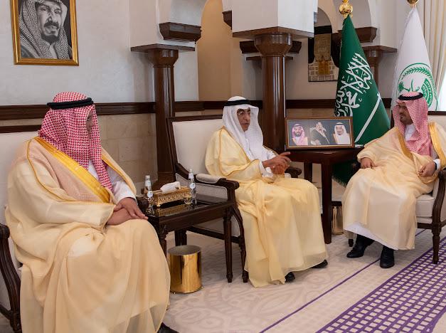 سمو نائب أمير منطقة مكة المكرمة يستقبل  رئيس مجلس مديري شركة مطارات جدة
