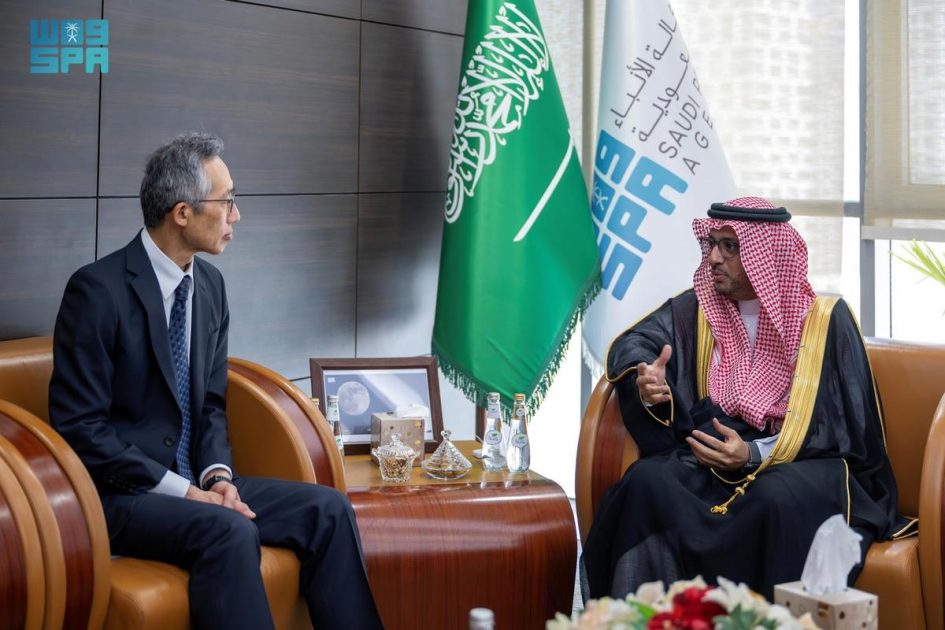 رئيس “واس” المكلّف يلتقي سفير اليابان لدى المملكة