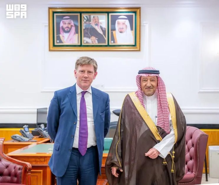 نائب وزير الخارجية يستقبل رئيس المكتب البريطاني لشؤون السودان