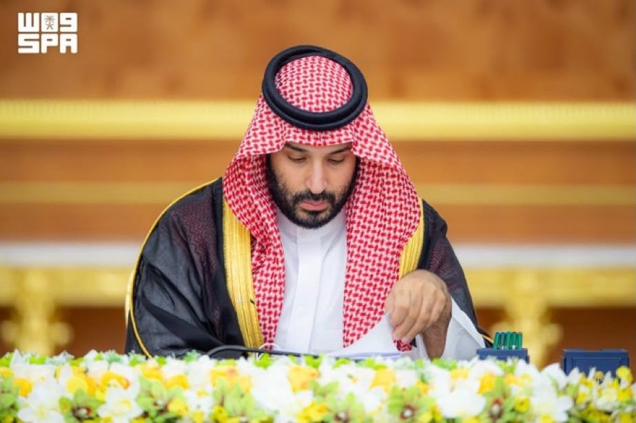 سمو ولي العهد يبعث برقية شكر لرئيس جمهورية مصر العربية إثر مغادرته القاهرة